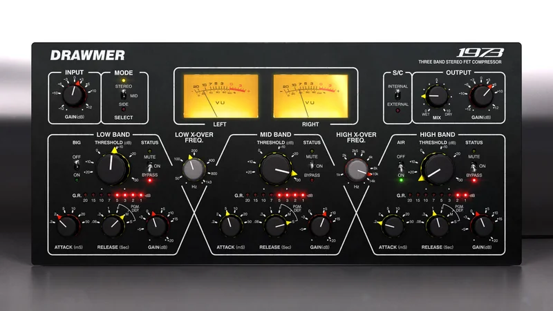 Softube Drawmer 1973 Multi-Band Compressor interface