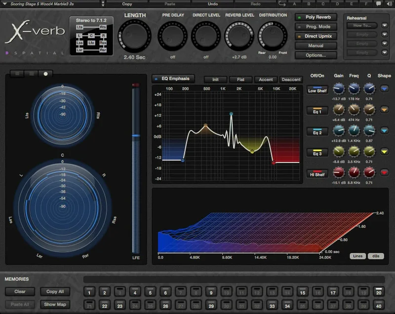 DSpatial X-Verb interface