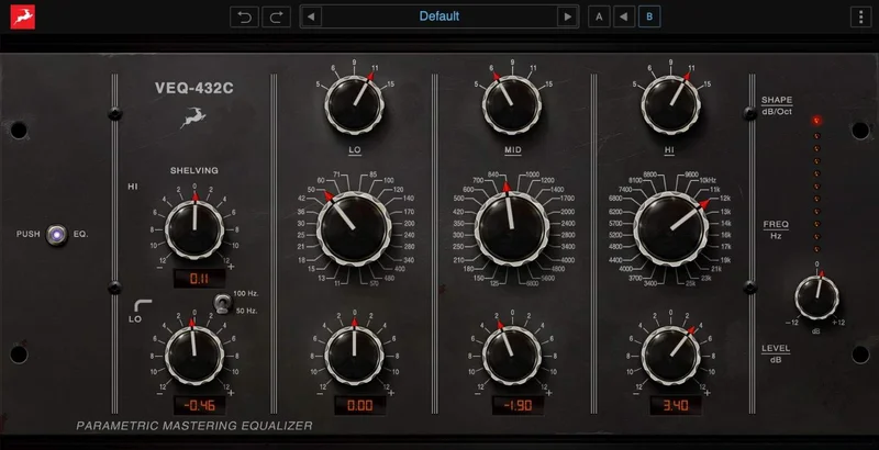 Antelope Audio VEQ-432C interface