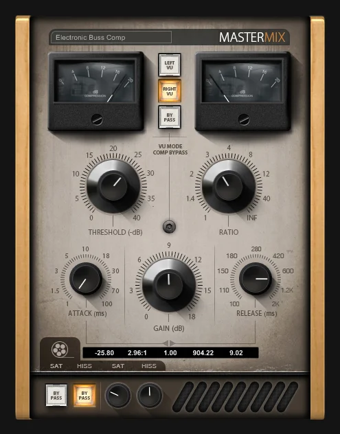 Minimal System Group MasterMix Buss Compressor interface
