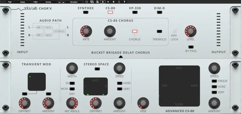 XILS Lab Chor'X interface