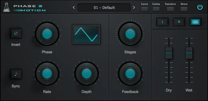 AudioThing Phase Motion 2 interface