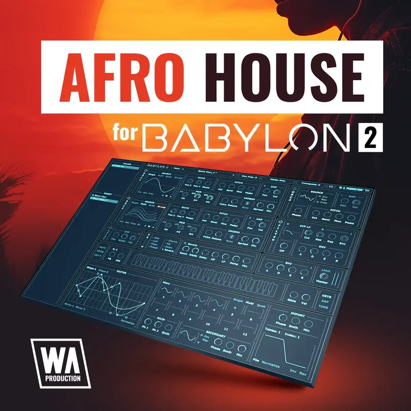 W. A. Production Afro House for Babylon 2 interface