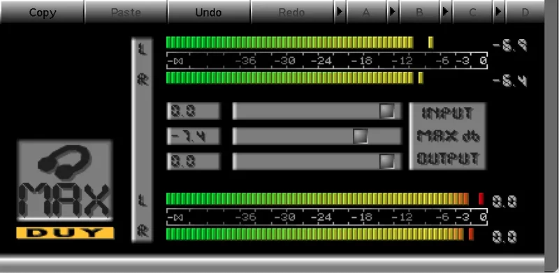 DUY Max Duy - Sound Levelling Maximizer interface