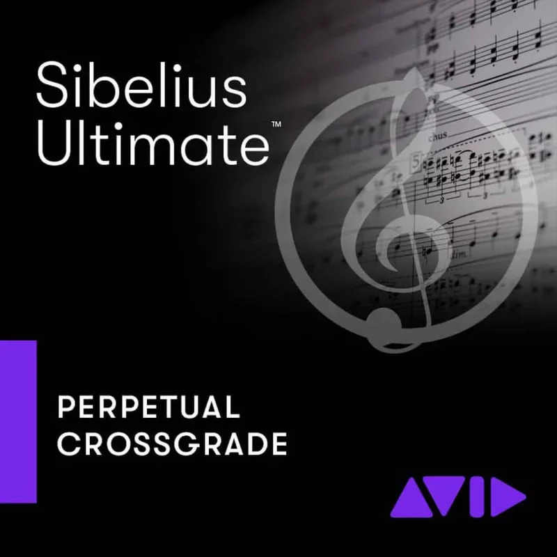 AVID Sibelius Ultimate Perpetual - Crossgrade from Finale or Notion interface