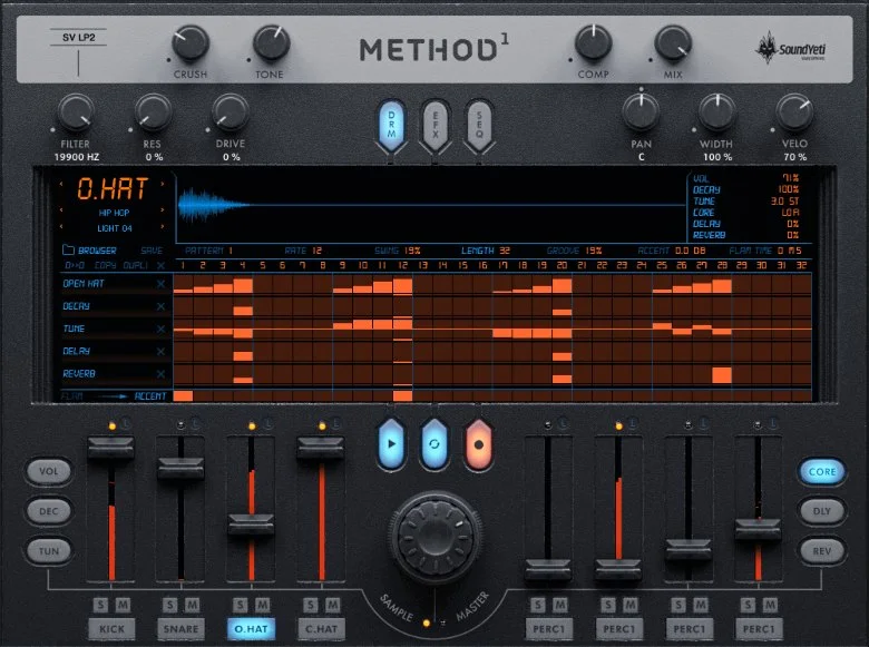 Sound Yeti Method 1 interface