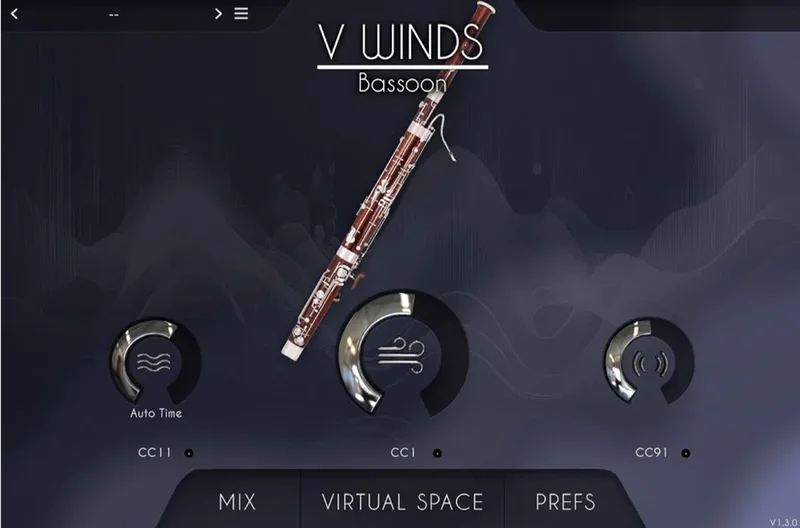 Acousticsamples VWinds Bassoon interface