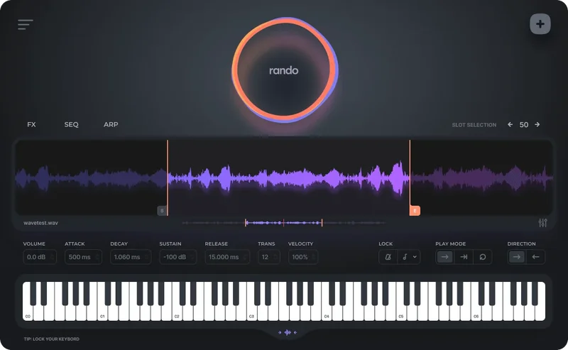 MonkeyC Rando interface