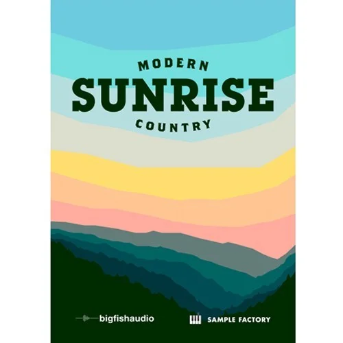 Big Fish Audio Sunrise: Modern Country interface