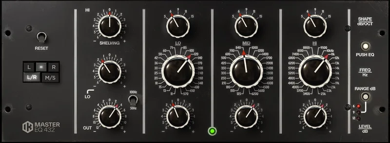 IK Multimedia Master EQ 432 interface