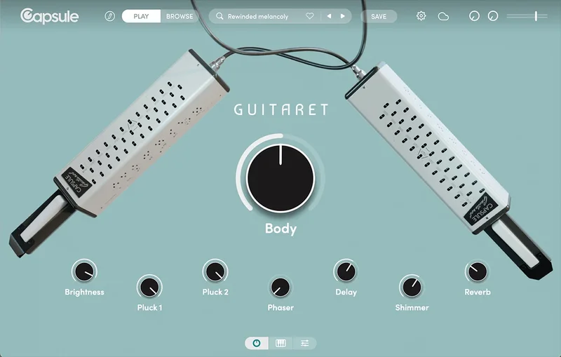 Capsule Guitaret interface