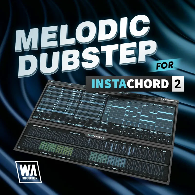 W. A. Production Melodic Dubstep for Instachord 2 interface