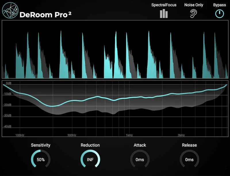 Accentize DeRoom Pro 2 interface