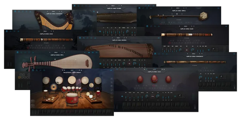Ample Sound 9in1 China Bundle interface