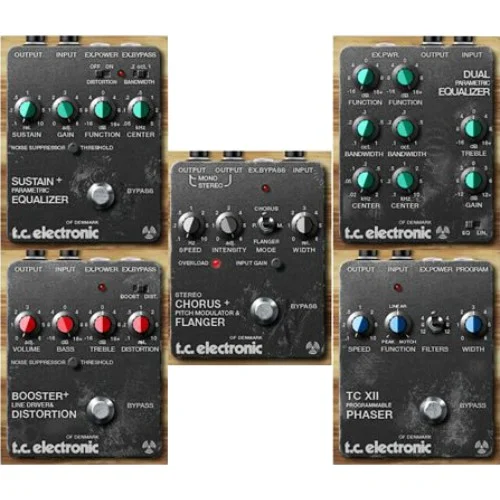 TC Electronic Vintage Guitar Pedal Bundle interface