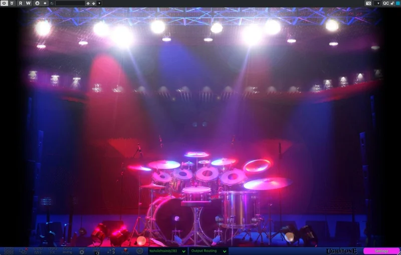 Ugritone Arena Rock Drums interface