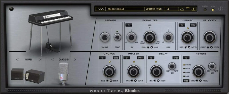 Rhodes Rhodes Wurli interface