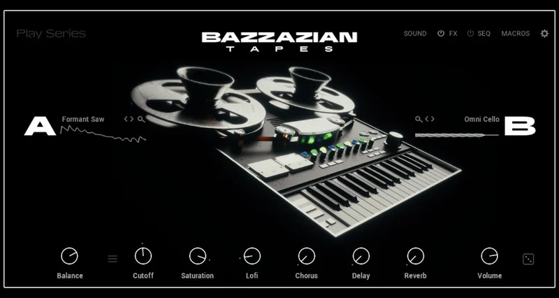 Native Instruments Bazzazian Tapes interface
