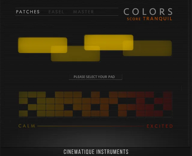 Cinematique Instruments Colors Bundle interface