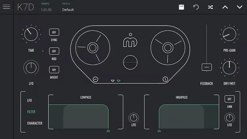 Imaginando K7D interface