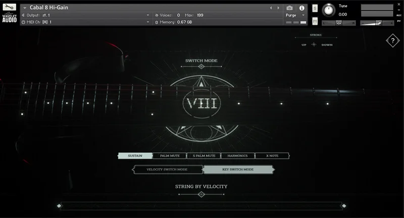 Wavelet Audio Cabal 8 Elements: Hi-Gain interface