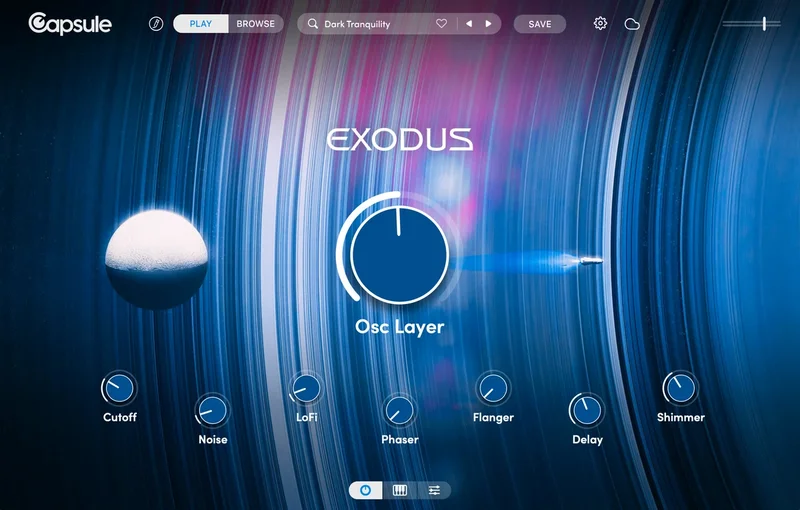 Capsule Audio Exodus interface