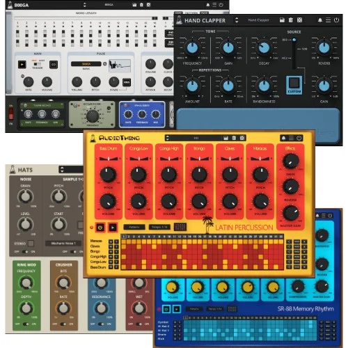 AudioThing Drum Machines interface