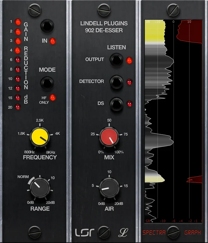 Lindell Audio 902 De-Esser interface