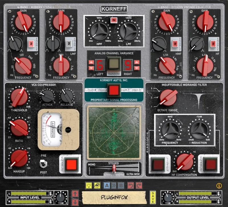 Korneff Audio AIP Amplified Instrument Processor interface