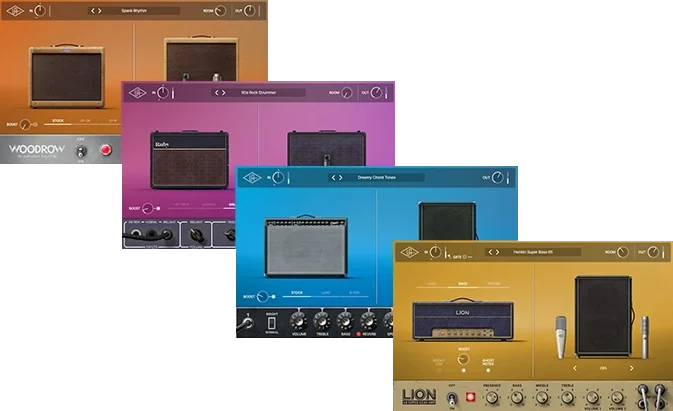 Universal Audio UAD Guitar Amp Bundle interface
