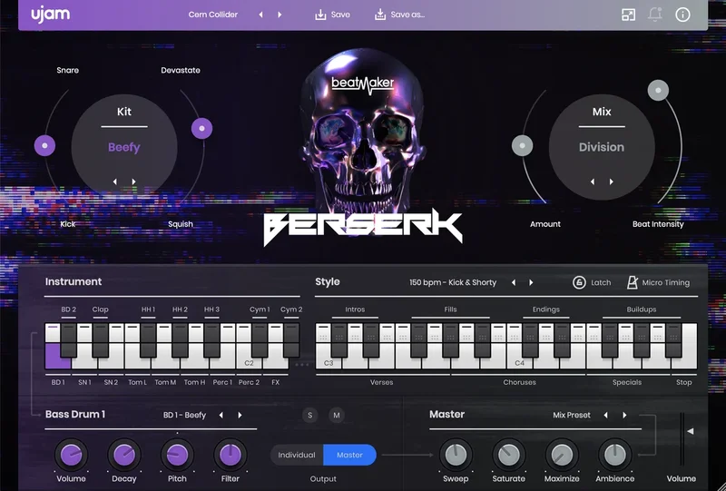 UJAM Crossgrade to BERSERK interface
