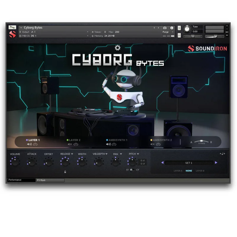 Soundiron Iron Pack 13 - Cyborg Bytes interface