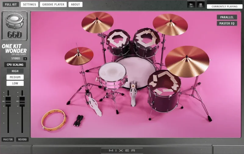GGD One Kit Wonder: Dry and Funky interface
