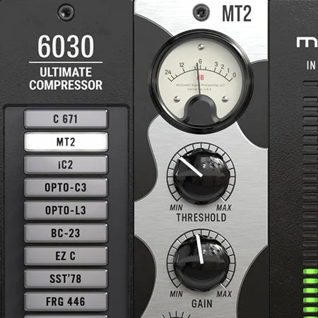 McDSP 6030 Ultimate Comp. HD v7 interface
