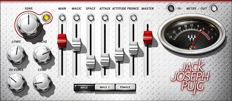 Waves JJP Vocals interface