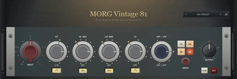 Evertone Project MORG Vintage 81 interface