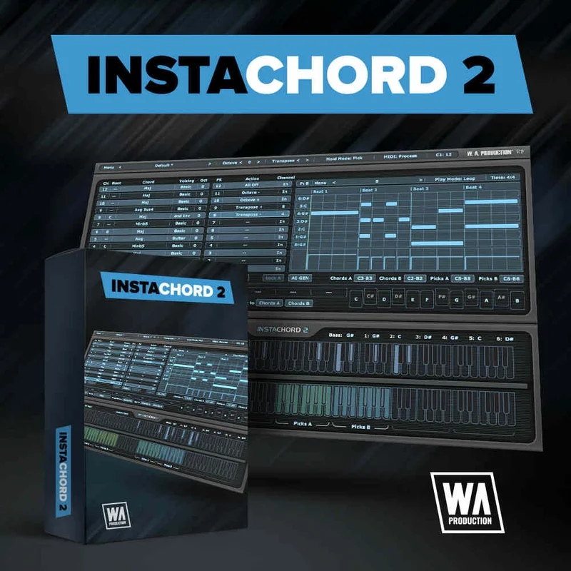 W. A. Production InstaChord 2 Upgrade from InstaChord 1 interface