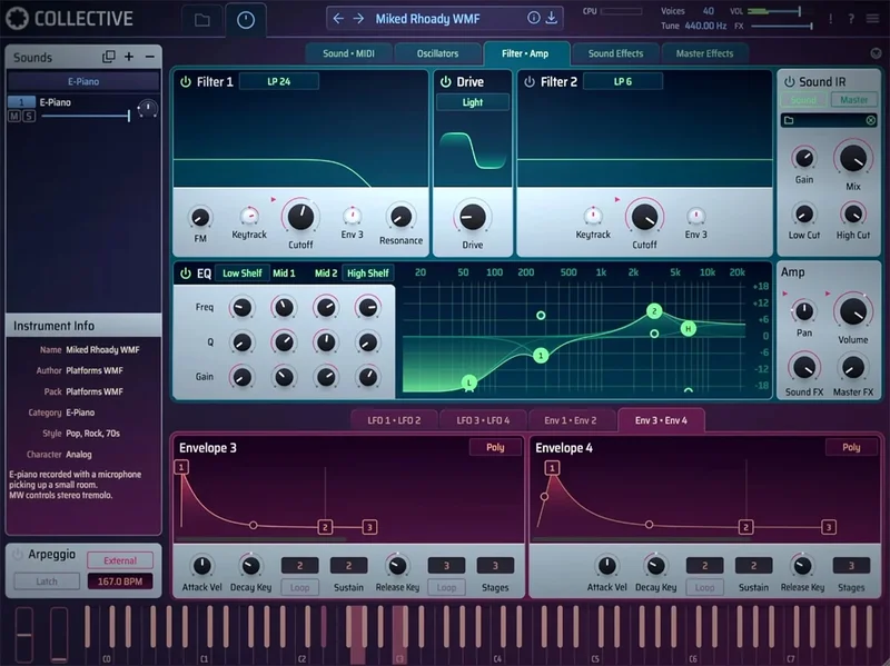 Tracktion Collective interface