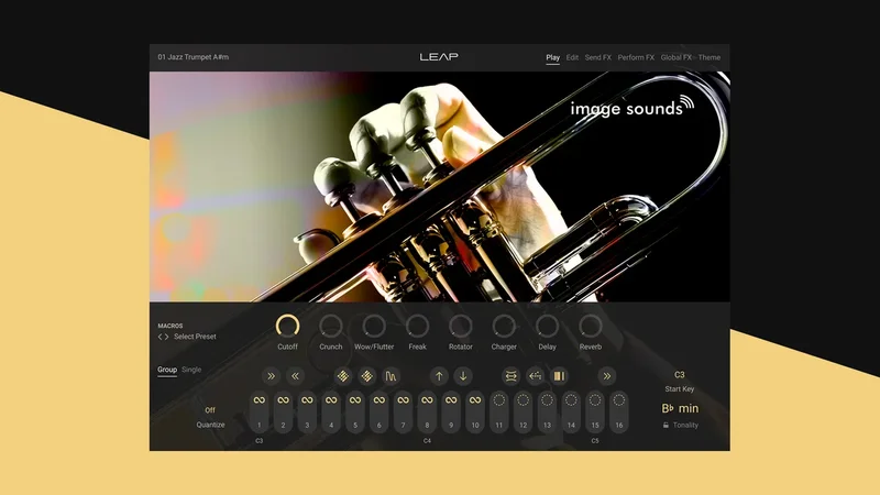 Image Sounds Jazz Trumpet interface