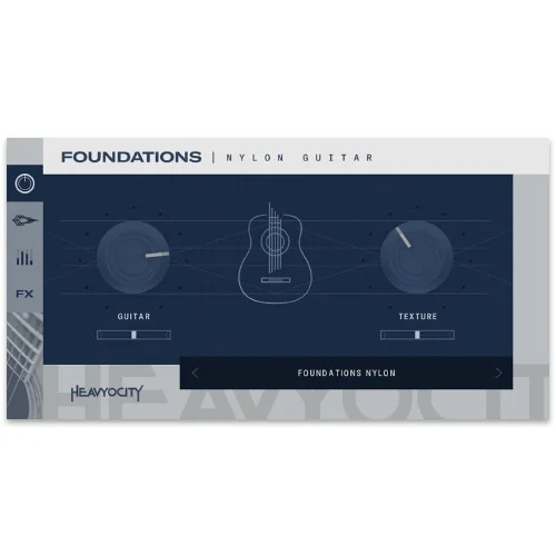 Heavyocity FOUNDATIONS Nylon Guitar interface