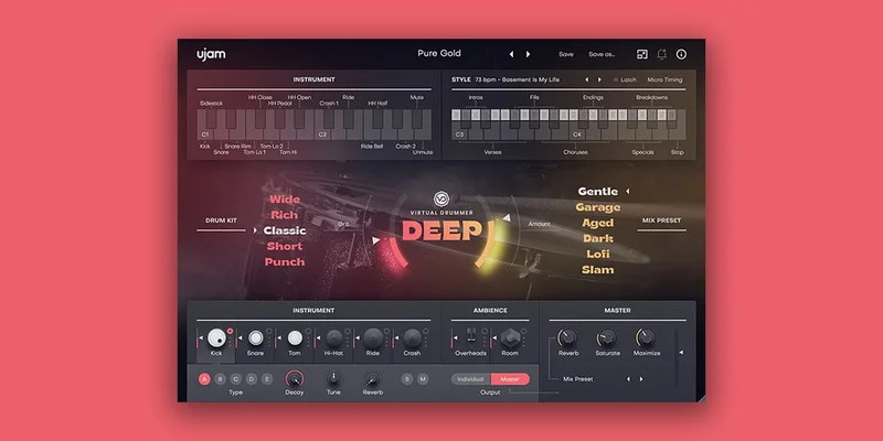 ujam DEEP Crossgrade from any paid UJAM product interface