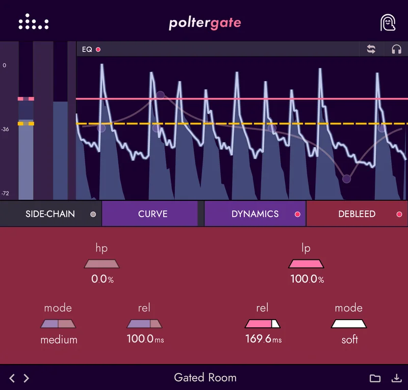 Denise Audio Poltergate interface
