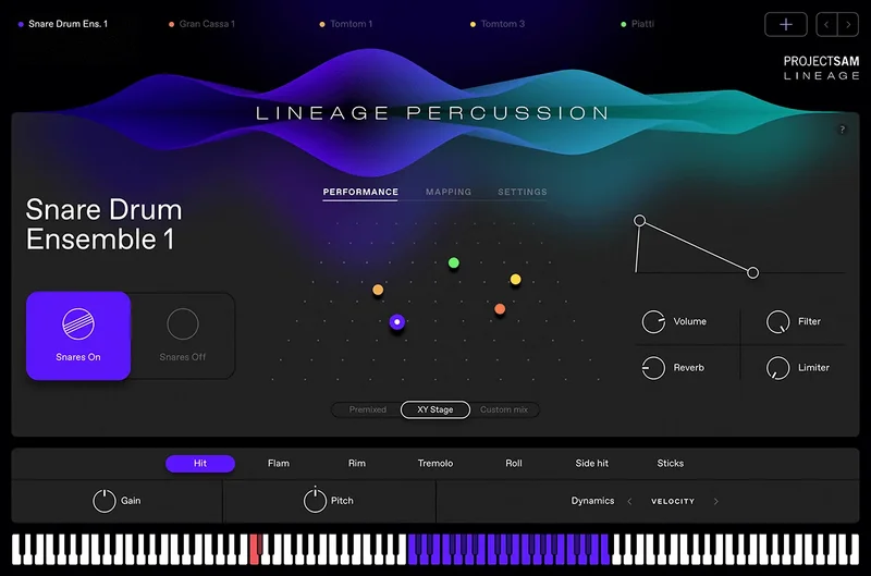 ProjectSAM Tutti Completti Bundle interface