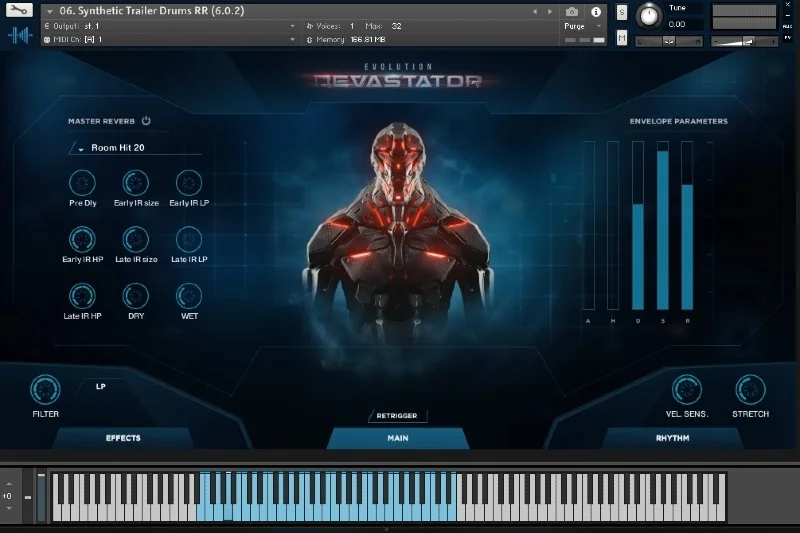 Keepforest Evolution: Devastator interface