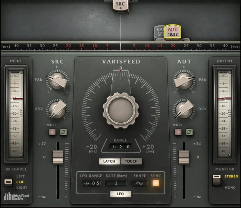 Waves Reel ADT interface