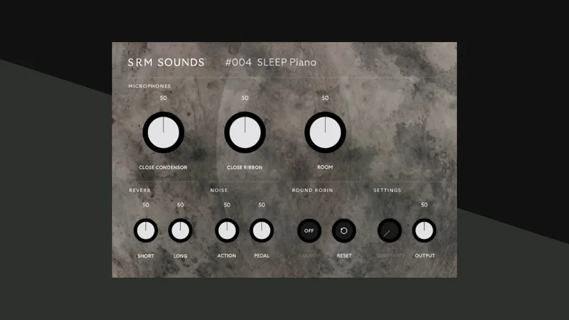 SRM Sounds SLEEP Piano interface