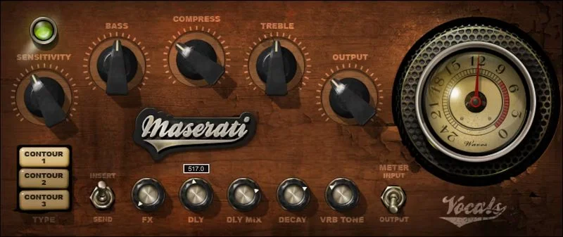 Waves Maserati VX1 interface