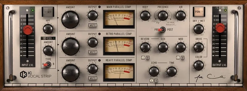IK Multimedia T-RackS Joe Chiccarelli Vocal Strip interface