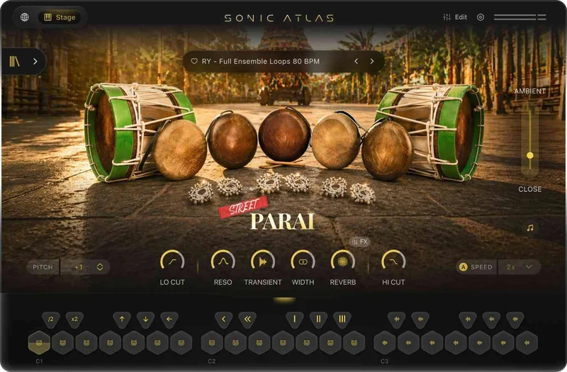 Pitch Innovations Sonic Atlas Expansion: Parai Kit interface