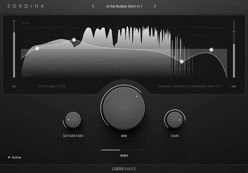 Libre Wave Sordina interface